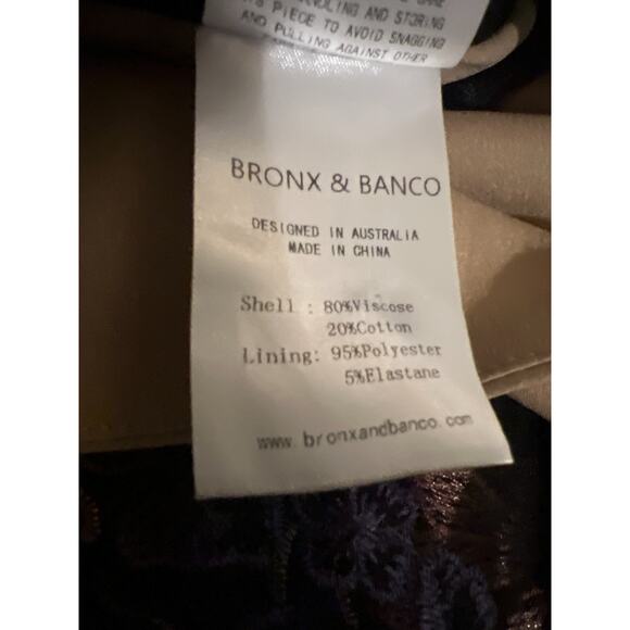 $1500 New Bronx and Banco Jasmine Multi Floral Embroidered Straples Gown Sz L /8 - Picture 16 of 16